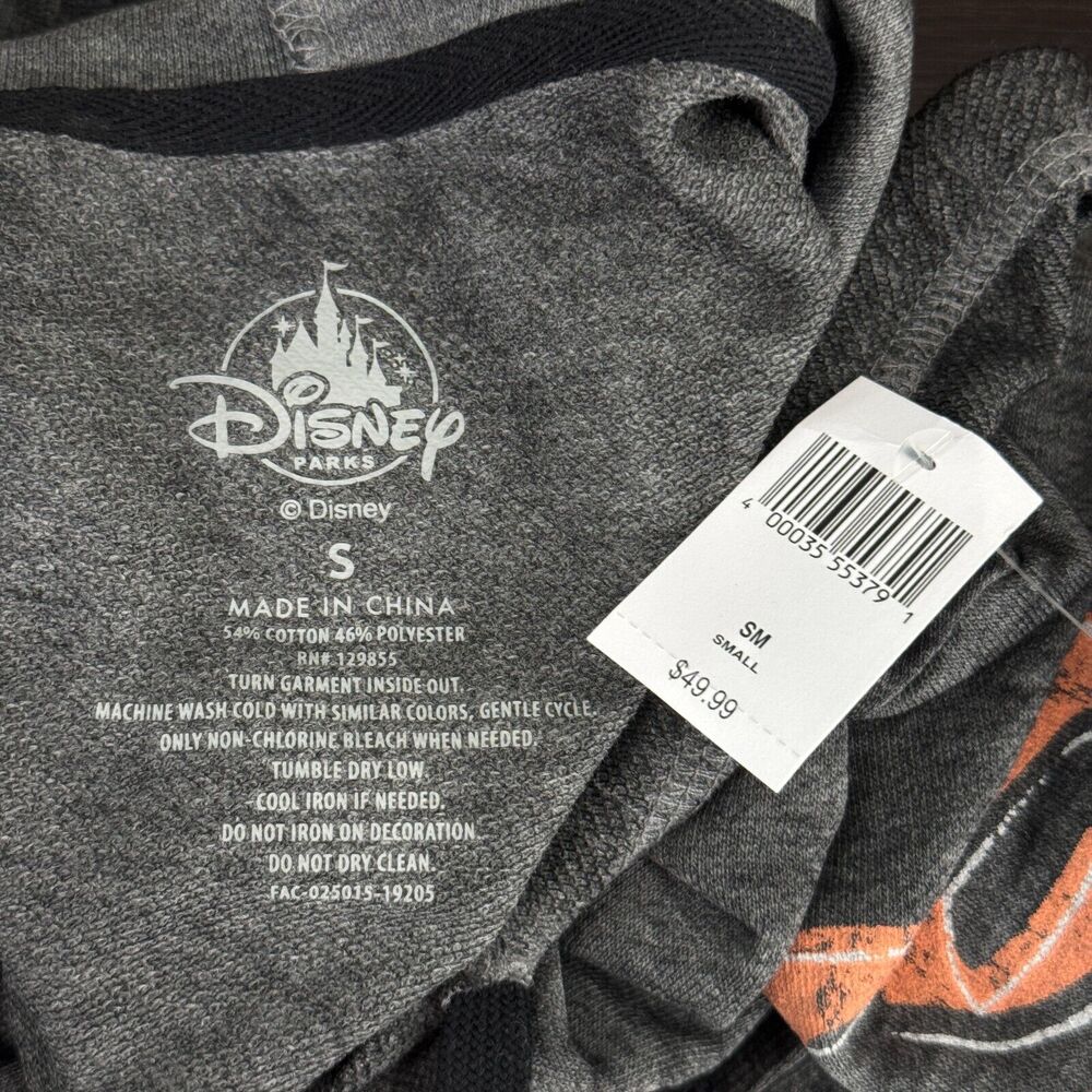 Disneyland Hoodie Womens Small Minnie Mickey Mouse Magical Place Burnout Sweater - Picture 3 of 11
